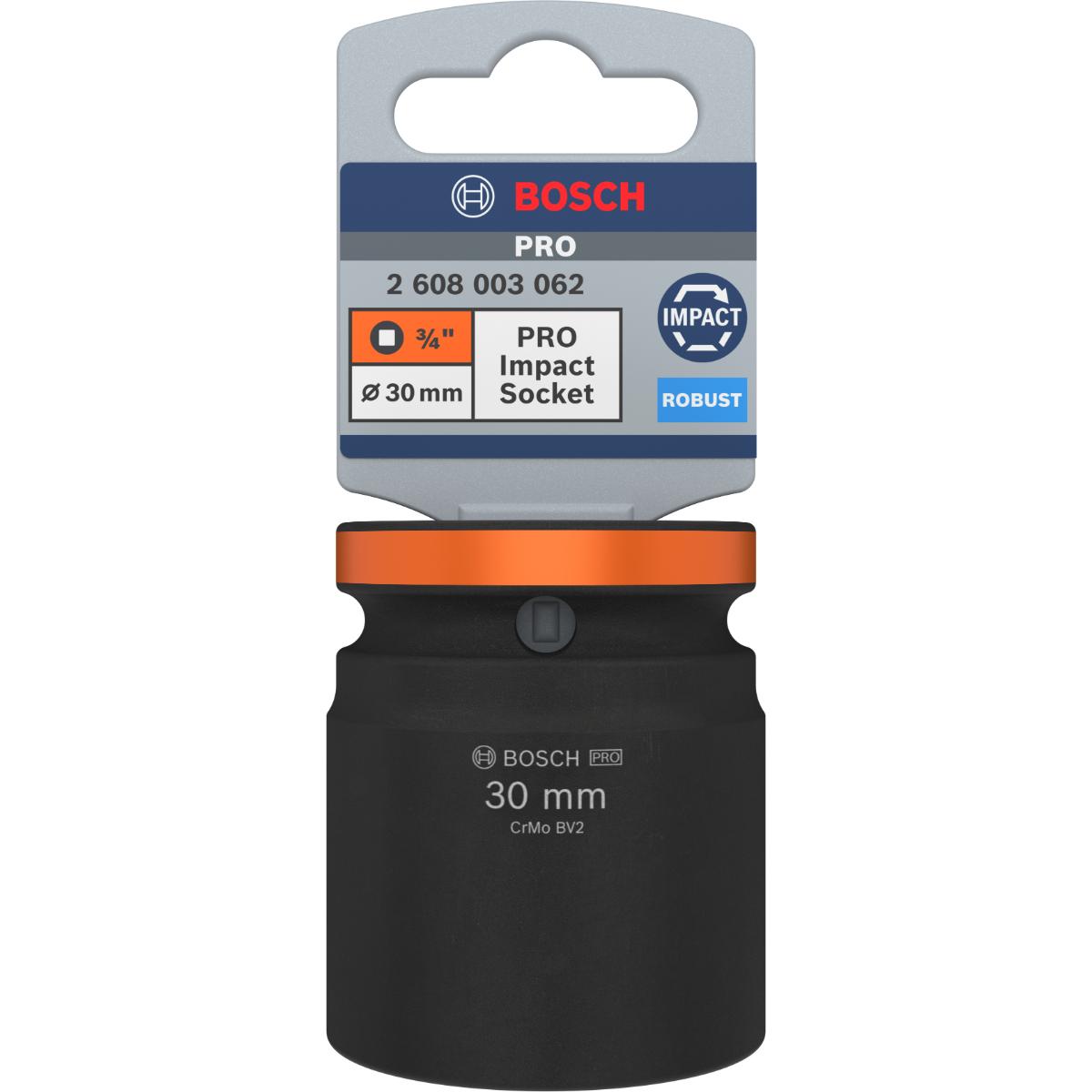 Bosch PRO Impact Socket, 3/4", Standard