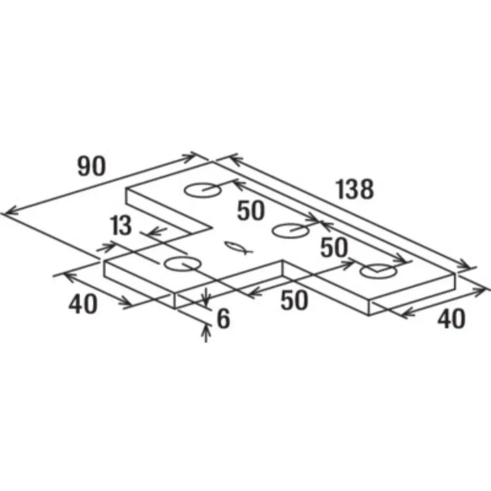 Fischer Verbindungsplatten FFF 4T