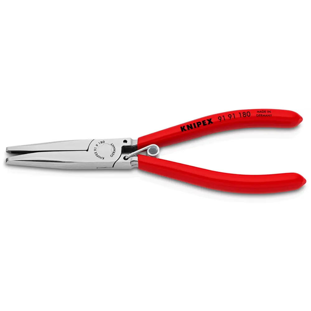 KNIPEX Polsterklammerzange mit Kunststoff überzogen spiegelpoliert 180 mm