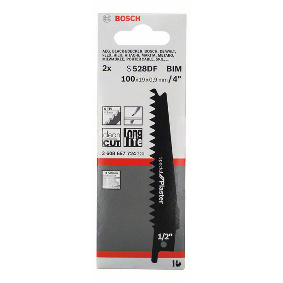 Bosch Säbelsägeblatt S 528 DF. Für Säbelsägen