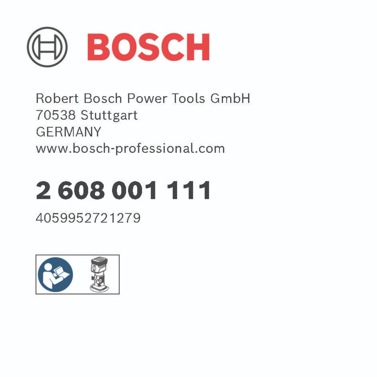 Bosch PRO Grundplatte 7 x 96 x 96 mm