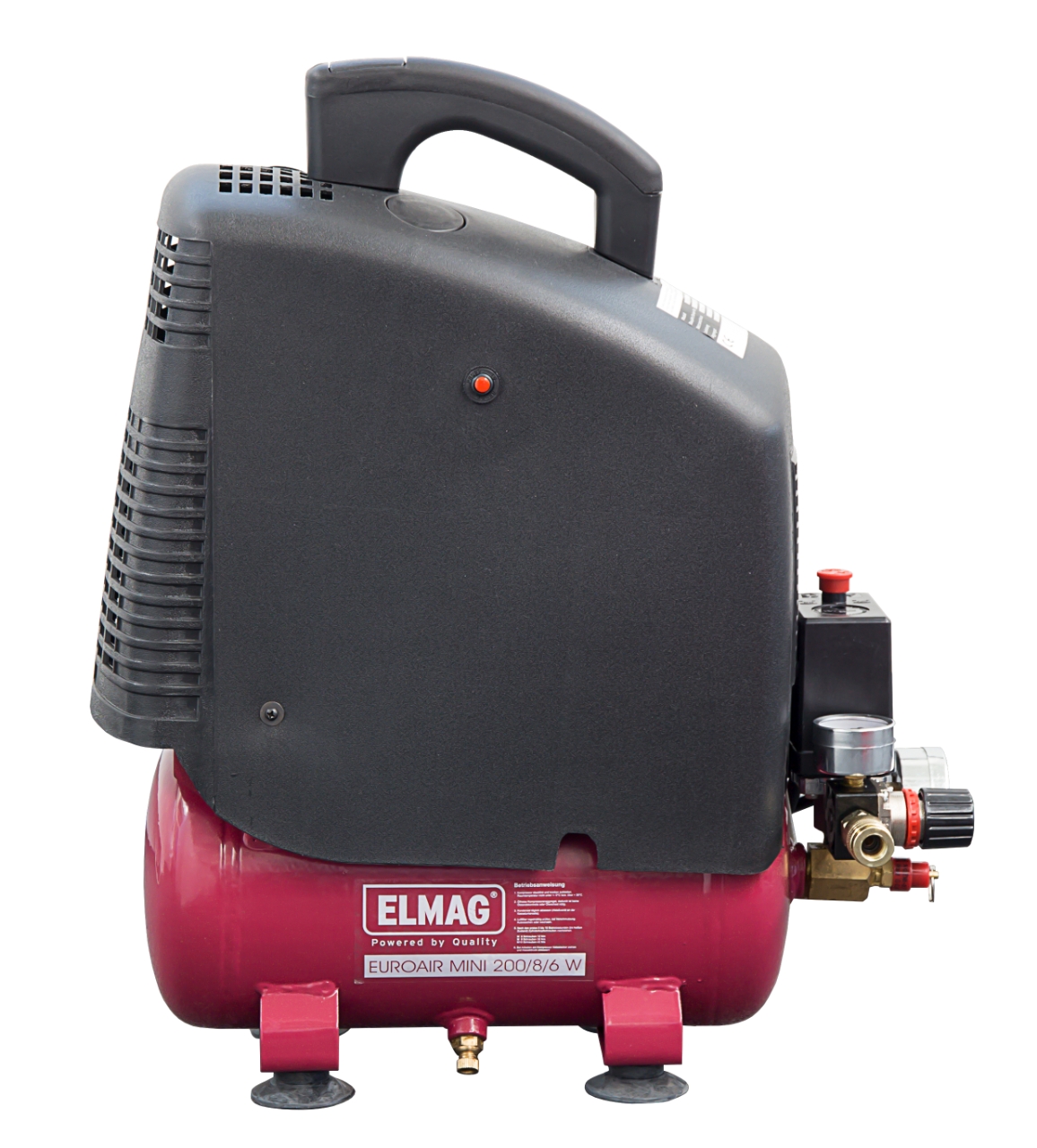 ELMAG Kompressor EUROAIR MINI 200/8/6 W - 'SET-AKTION':
