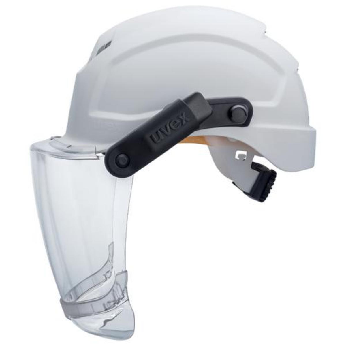 uvex Visier pheos mit Kinnschutz