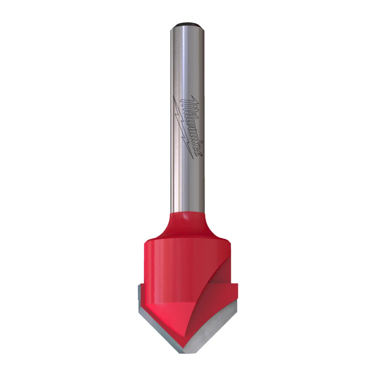 Milwaukee V-Nutfräser für Aluminium 1/4" Schaft 18 x 60 mm