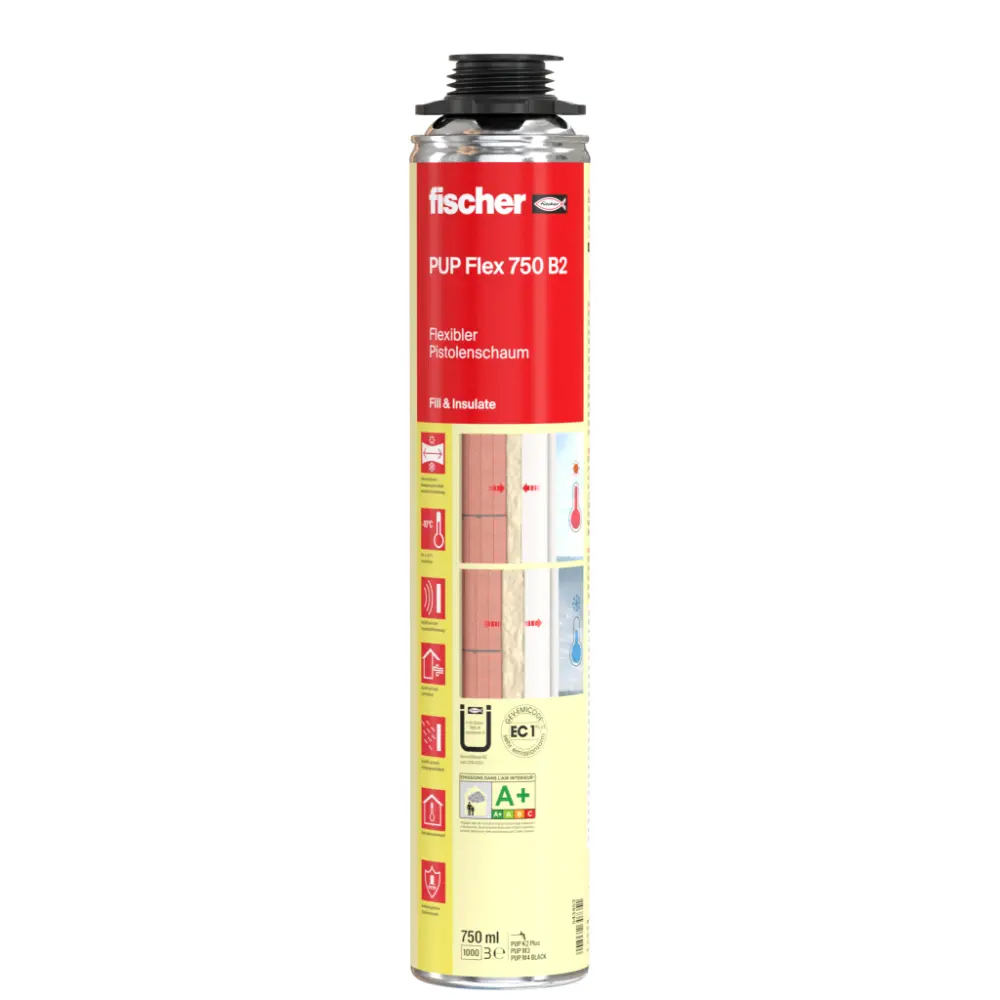 Fischer Flexibler Pistolenschaum PUP FLEX 750 B2