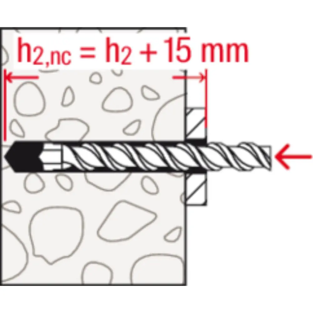 Fischer Bolzenanker FAZ II Plus 8/10 E galvanisch verzinkt einzeln
