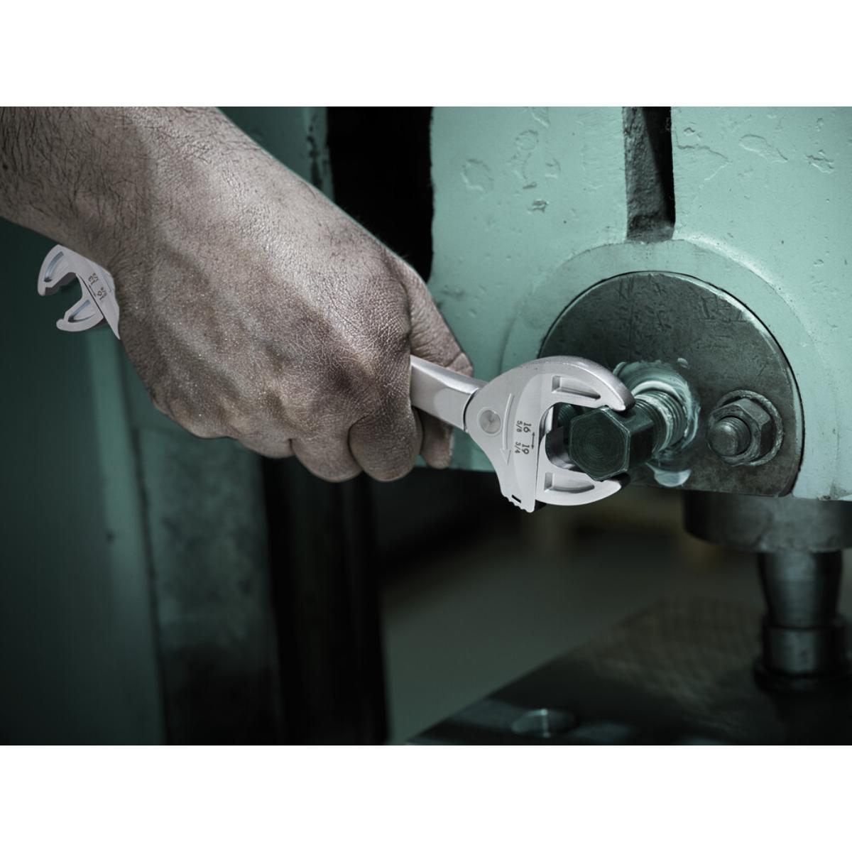 Wera 6006 Joker M/L Selbstjustierender Doppelmaulschlüssel, 13-16 x 1/2-5/8 zoll x 16-19 x 5/8-3/4 zoll x 239,4 mm