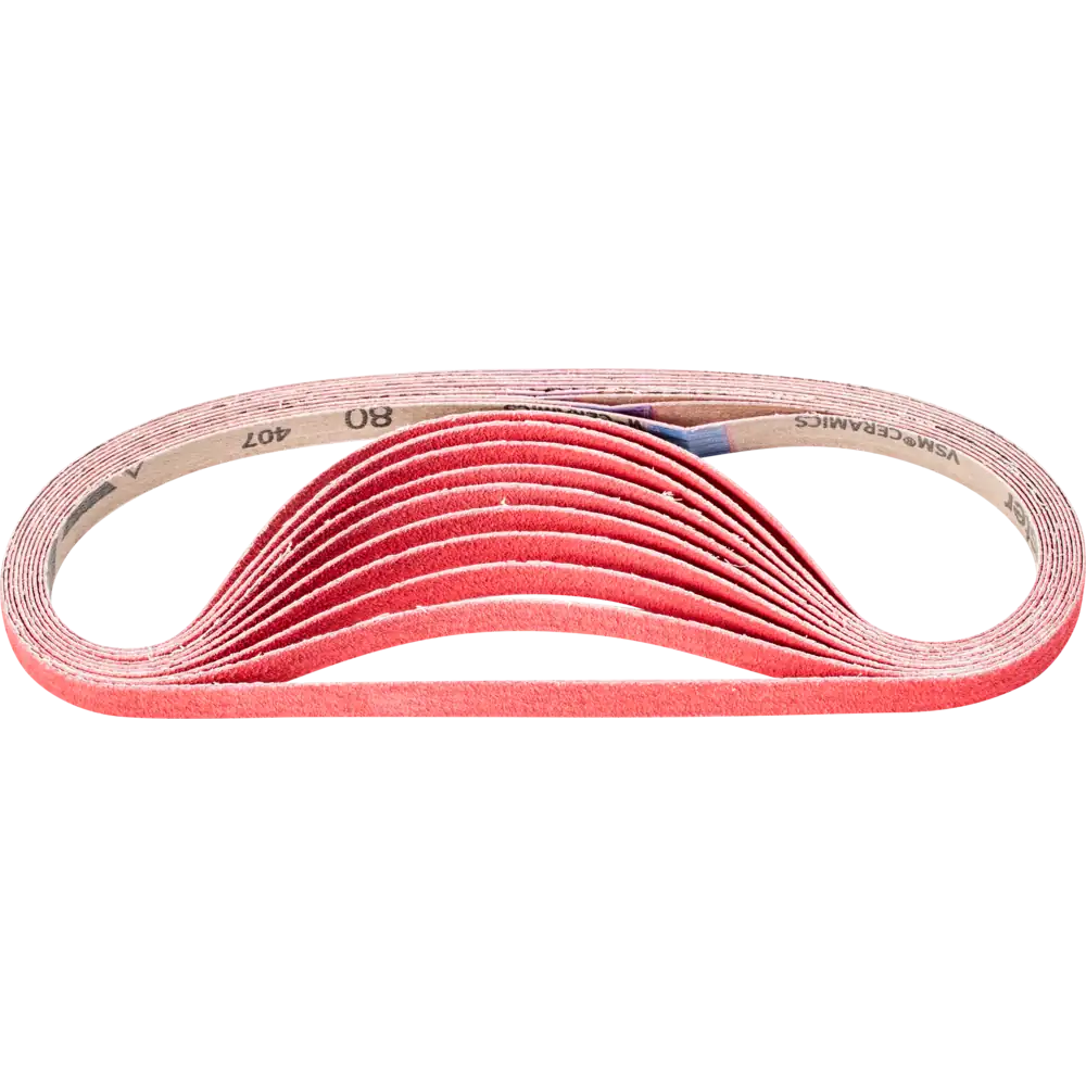 PFERD TOOLS Keramikkorn Schleifband BA für Edelstahl-Schliff mit Bandschleifer
