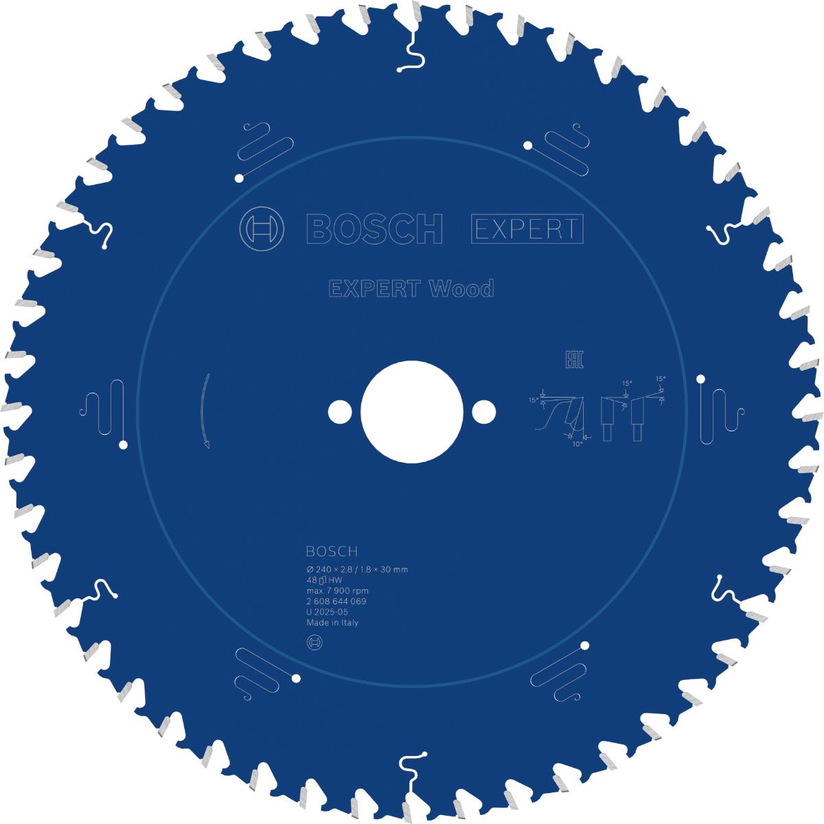 Bosch Kreissägeblatt Expert for Wood ø 240 mm