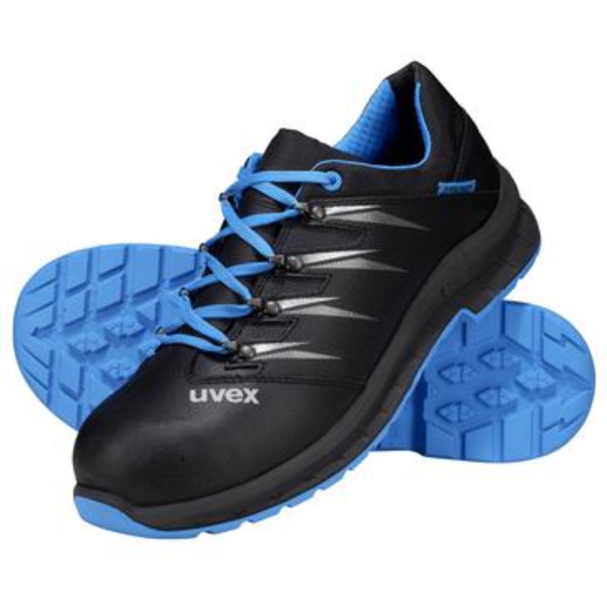 uvex 2 trend Sicherheitsschuh S2 Halbschuh blau-schwarz