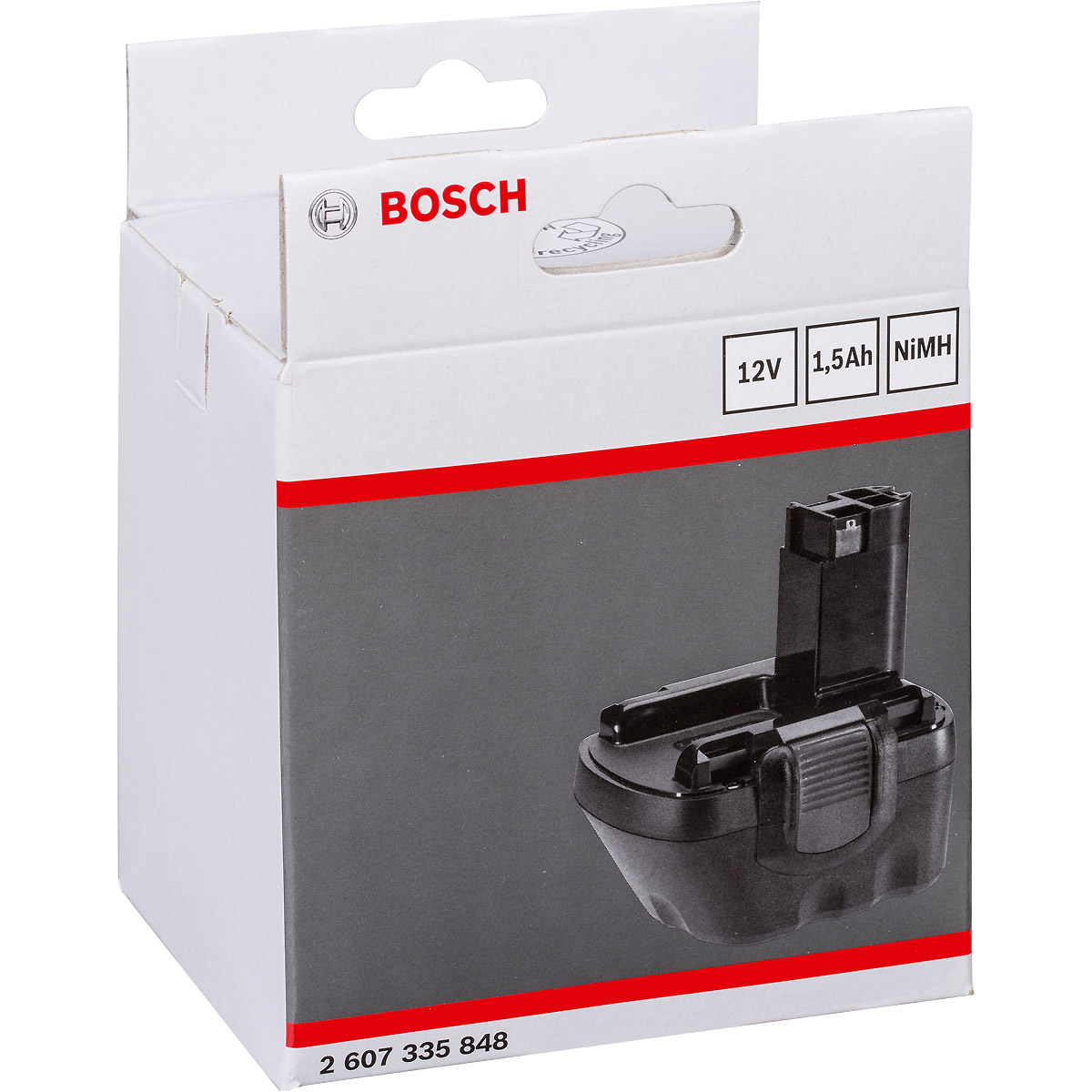 Bosch Akku NiMH 12 Volt, 1,5 Ah, O-Akkupack, LD