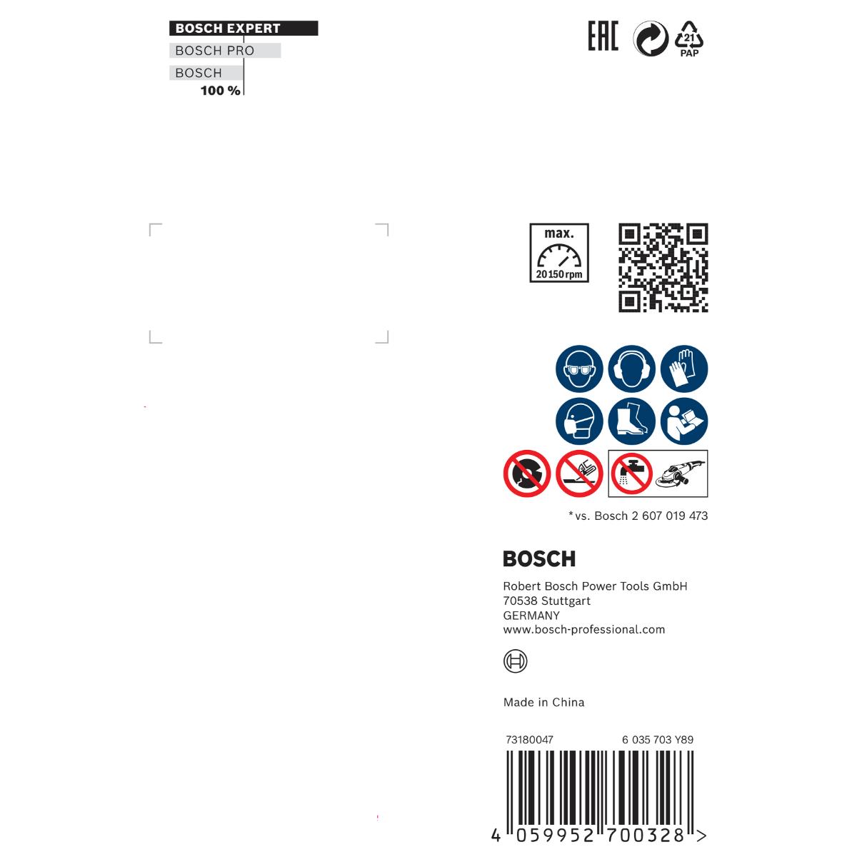 2608902391BO Bosch EXPERT Hard Ceramic 76 mm Diamant-Trennscheibe 76 x 1,5 x 10 mm
