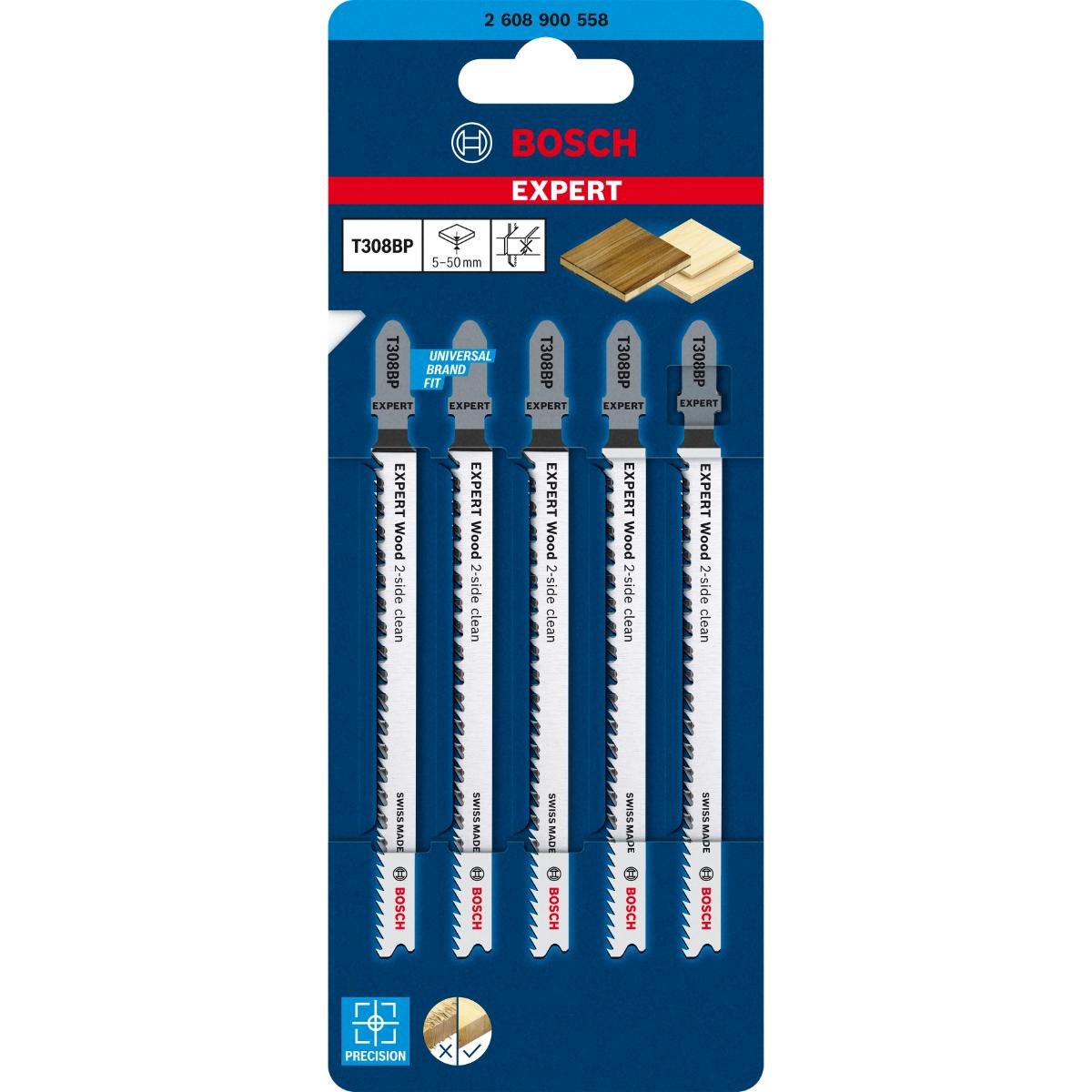 Bosch EXPERT ‘Wood 2-side clean’ T 308 BP Stichsägeblatt
