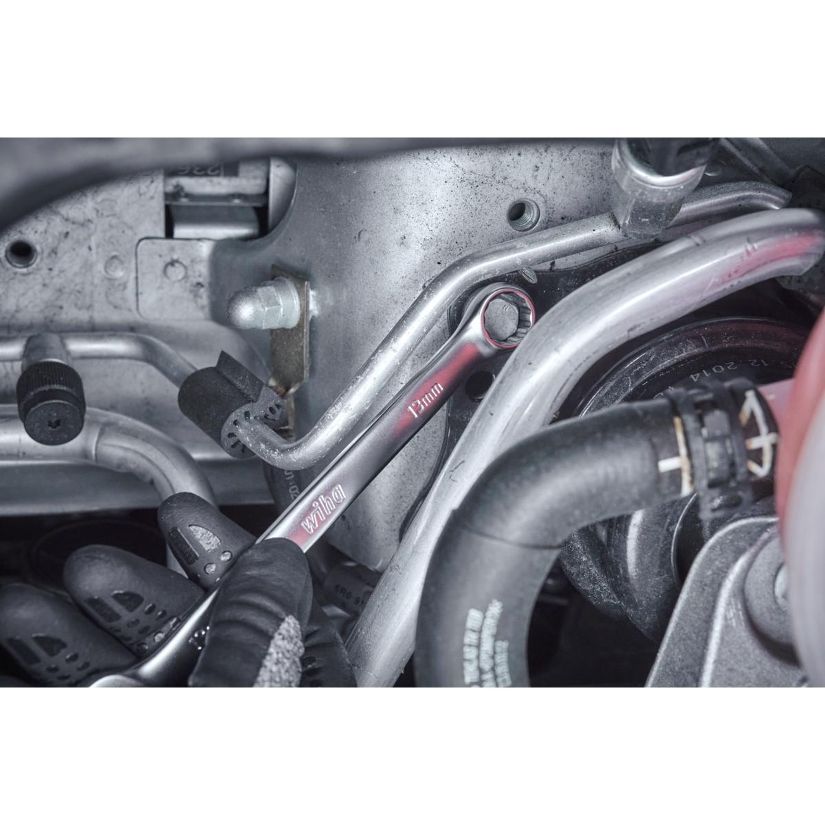 Wiha Ring-Gabelschlüssel Set 12-teilges Set in Halter