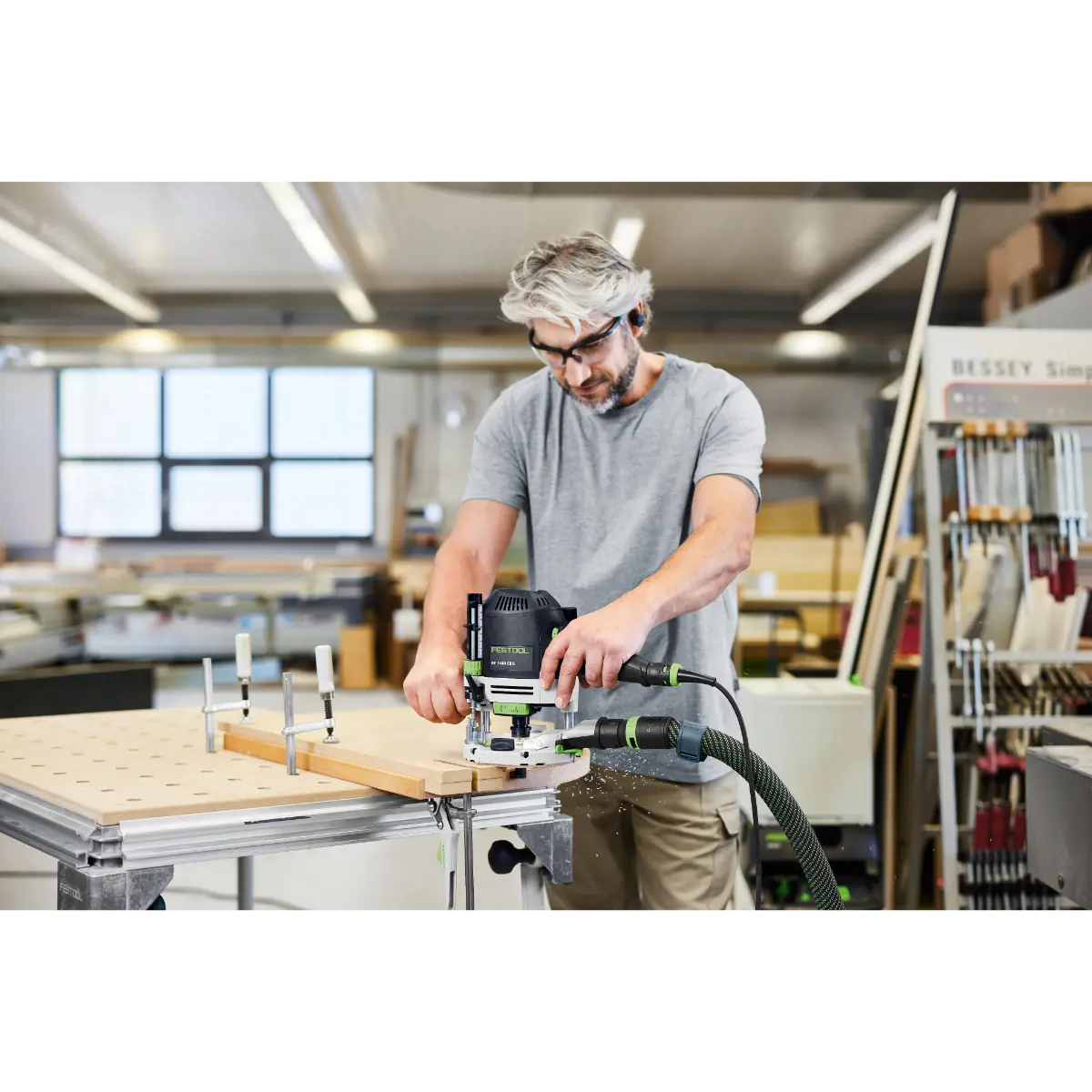 Festool Absaughaube mit Lichtmodul LM-OF 1400