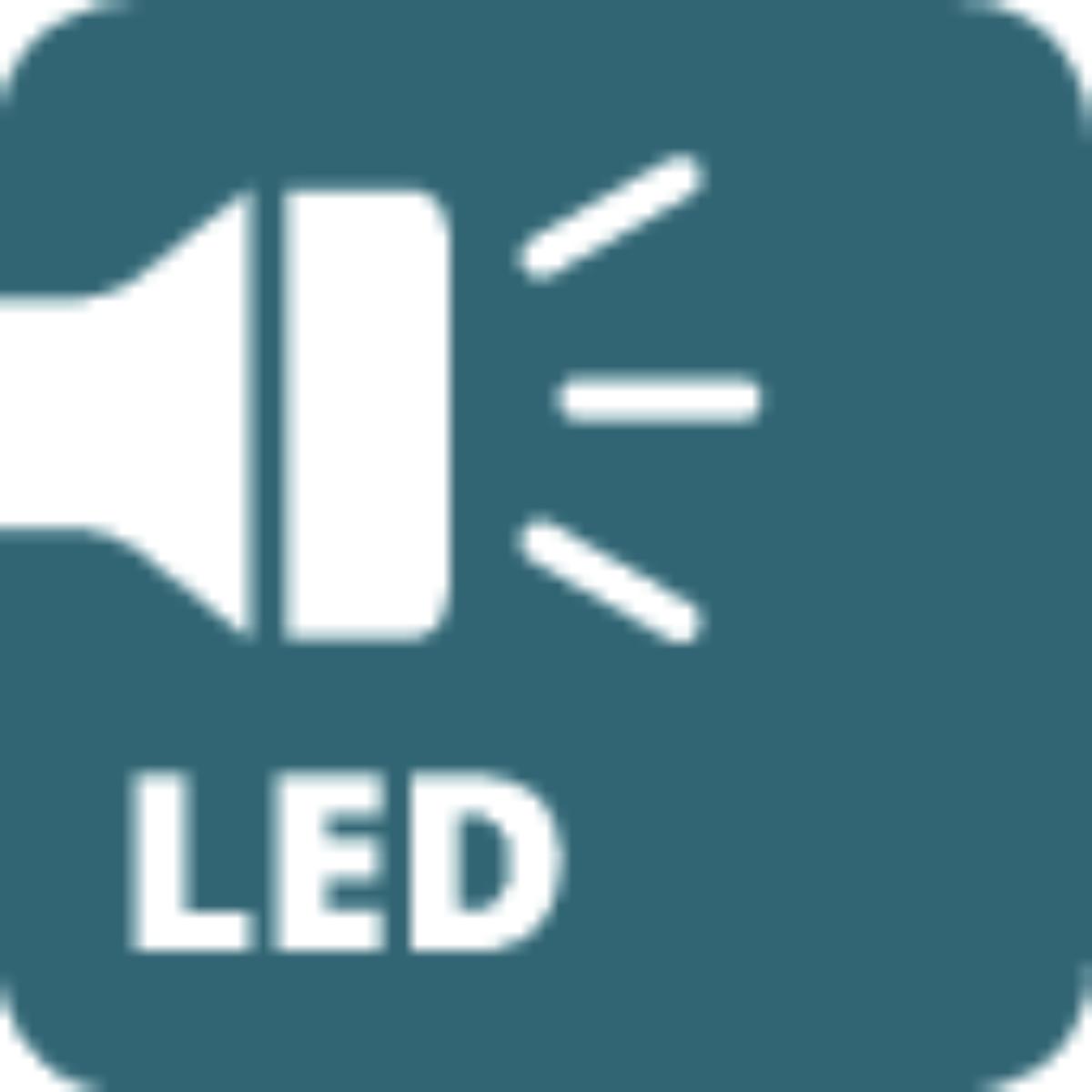 Wiha Taschenlampe mit LED, Laser und UV Licht mit 3x AAA-Batterien