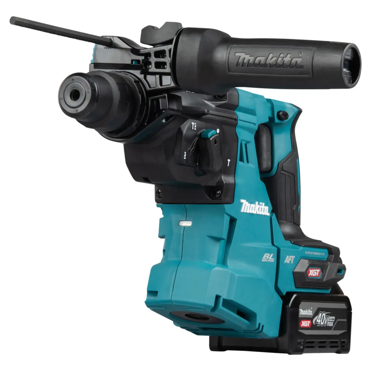 Makita Akku-Kombihammer SDS-PLUS 40V max. /4,0 Ah, 2 Akkus + Ladegerät im MAKPAC - HR011GU201