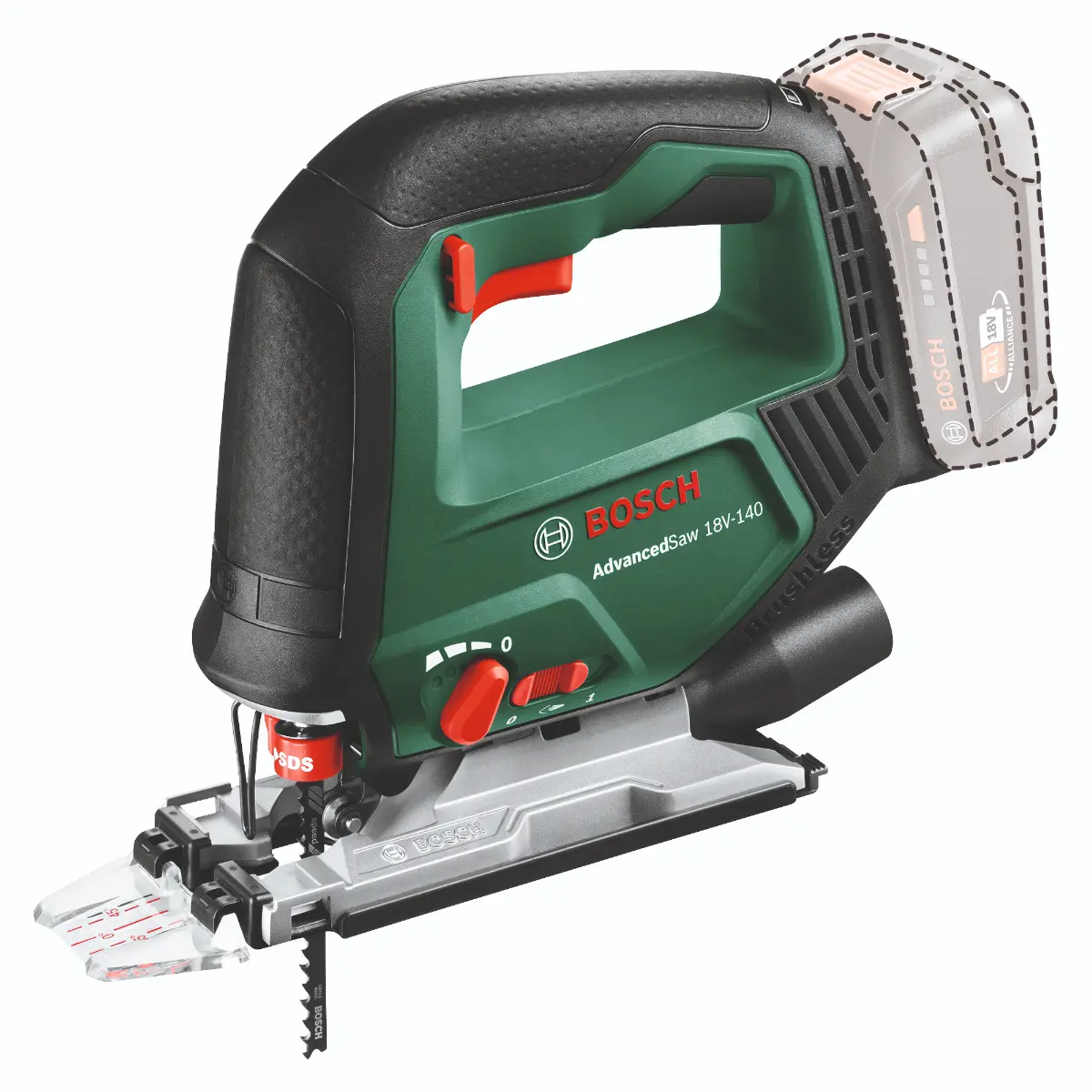 Bosch Akku-Stichsäge AdvancedSaw 18V-140