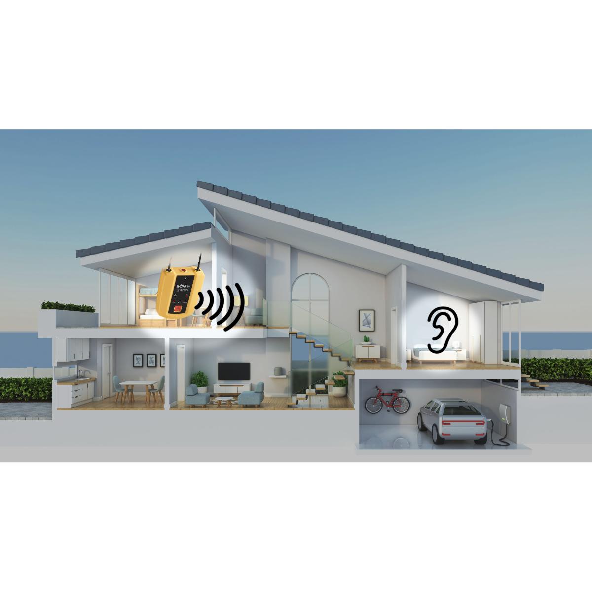 Wiha Durchgangsprüfer bis 400 V AC, CAT II mit 2x AAA-Batterien