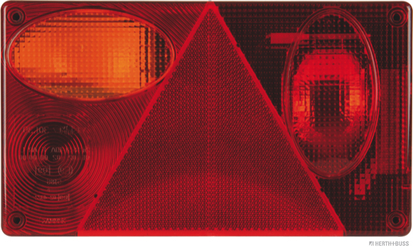 HERTH&BUSS Lichtscheibe, Heckleuchte, links, Nebelschluss-, Kennzeichenlicht