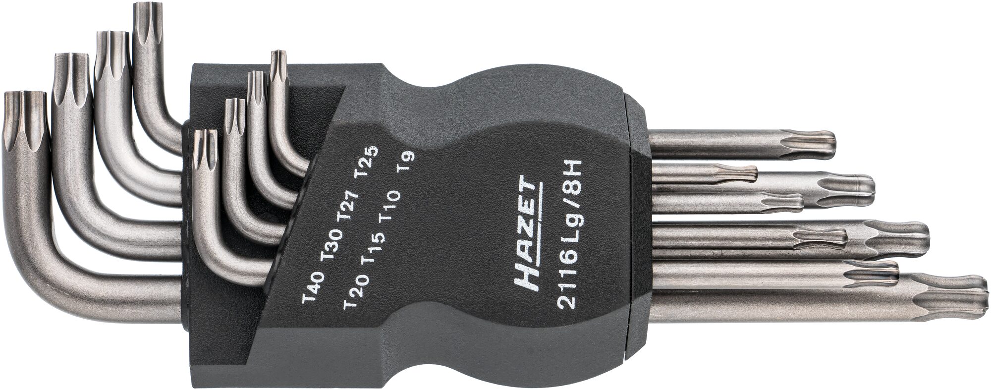 Jeu de tournevis angulaires HAZET à profil TORX® intérieur, 8 pièces