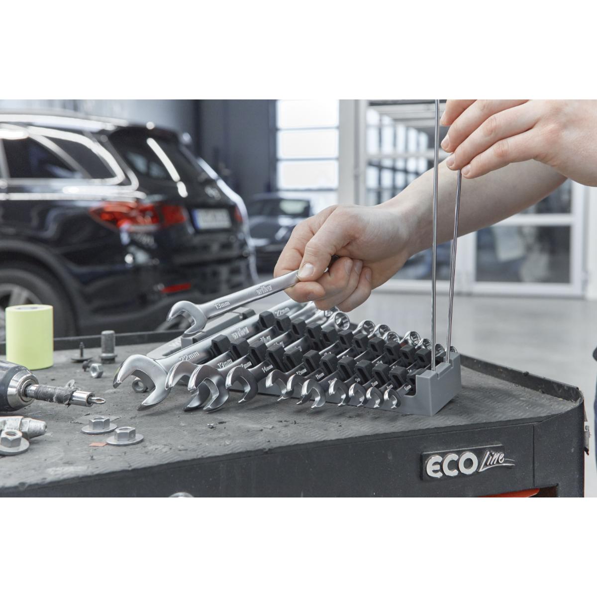 Wiha Ring-Gabelschlüssel Set 12-teilges Set in Halter