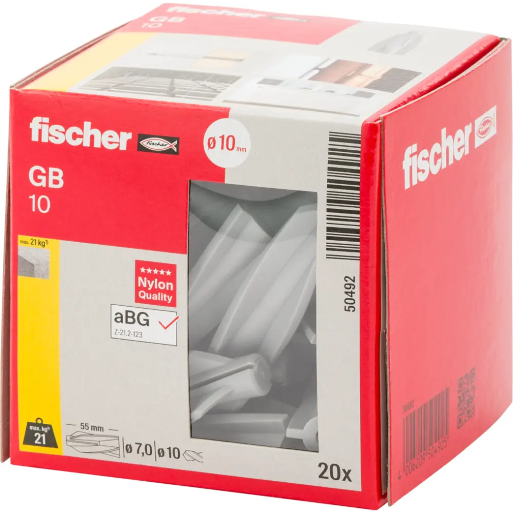 Fischer Gasbetondübel GB 10