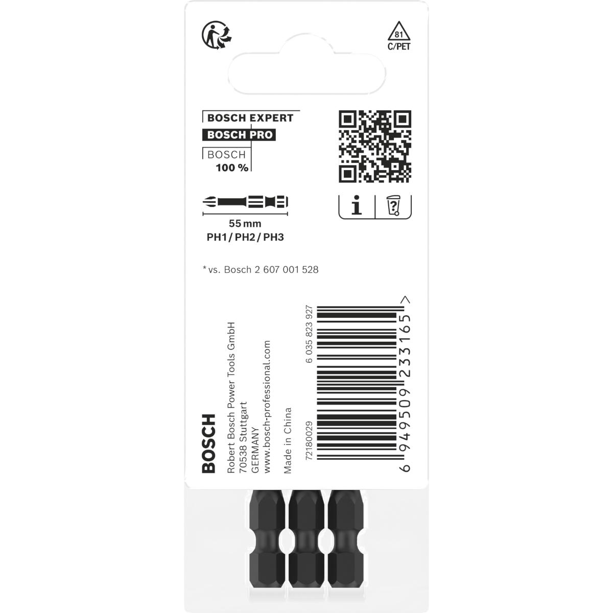 Bosch PRO Impact Control PH1 Insert Bits