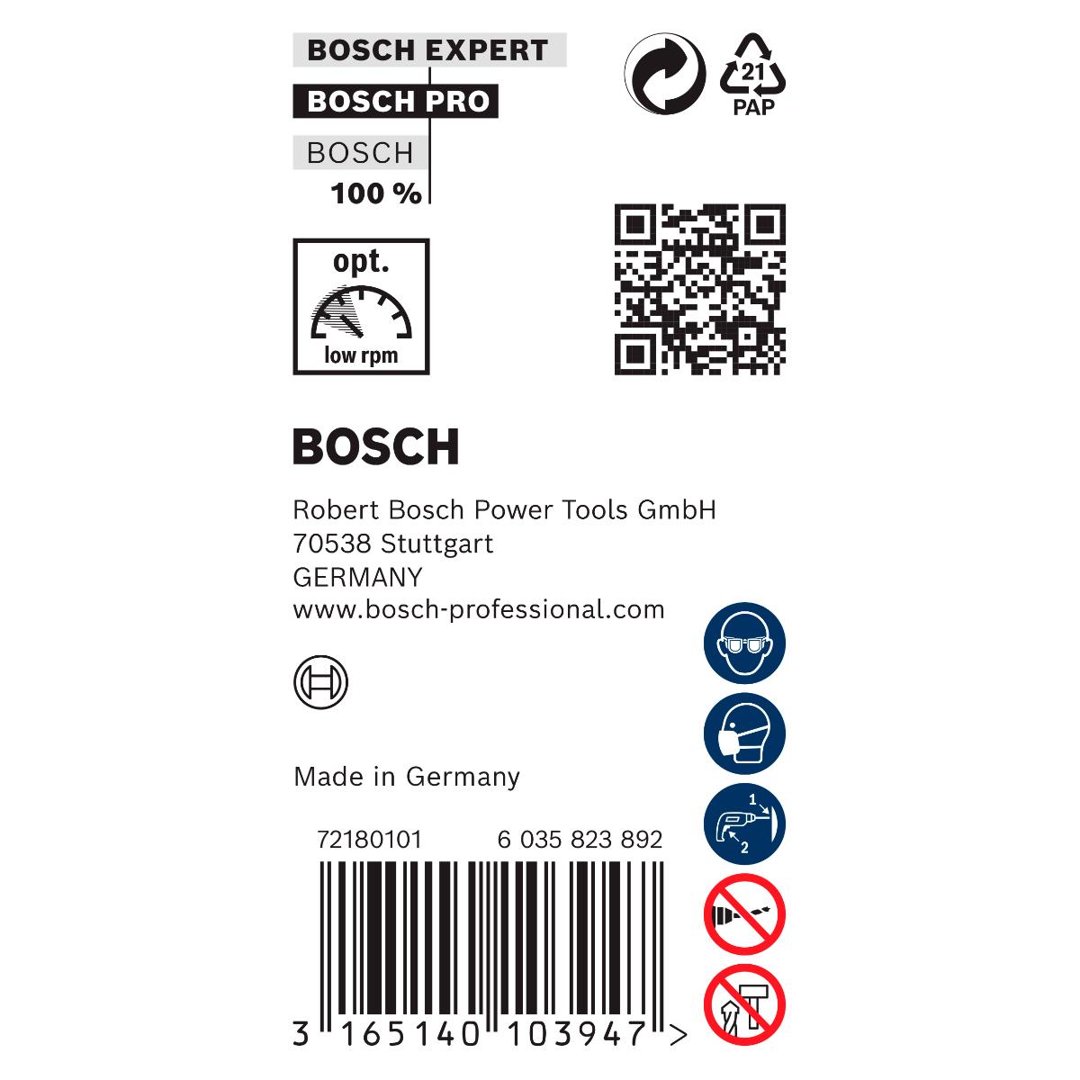 Bosch PRO Schalungs- und Installationsbohrer, SDS plus