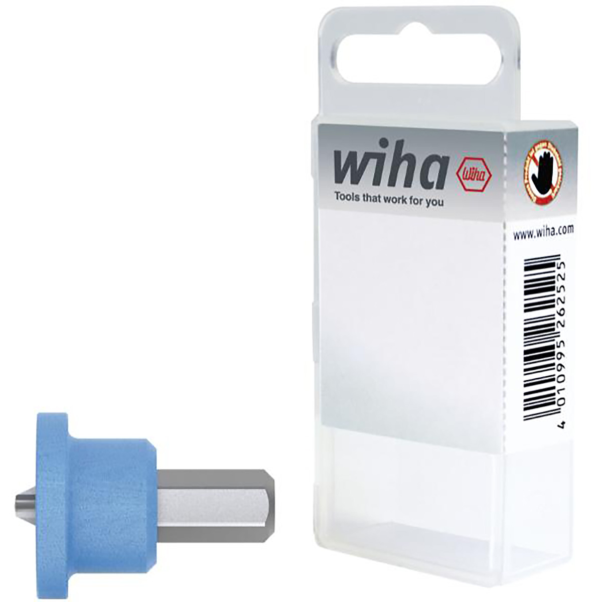 Wiha Bit DryWall Stop 25 mm Phillips (PH2) 2 St-. 1/4 zoll C6,3 in Box - 10 Stück
