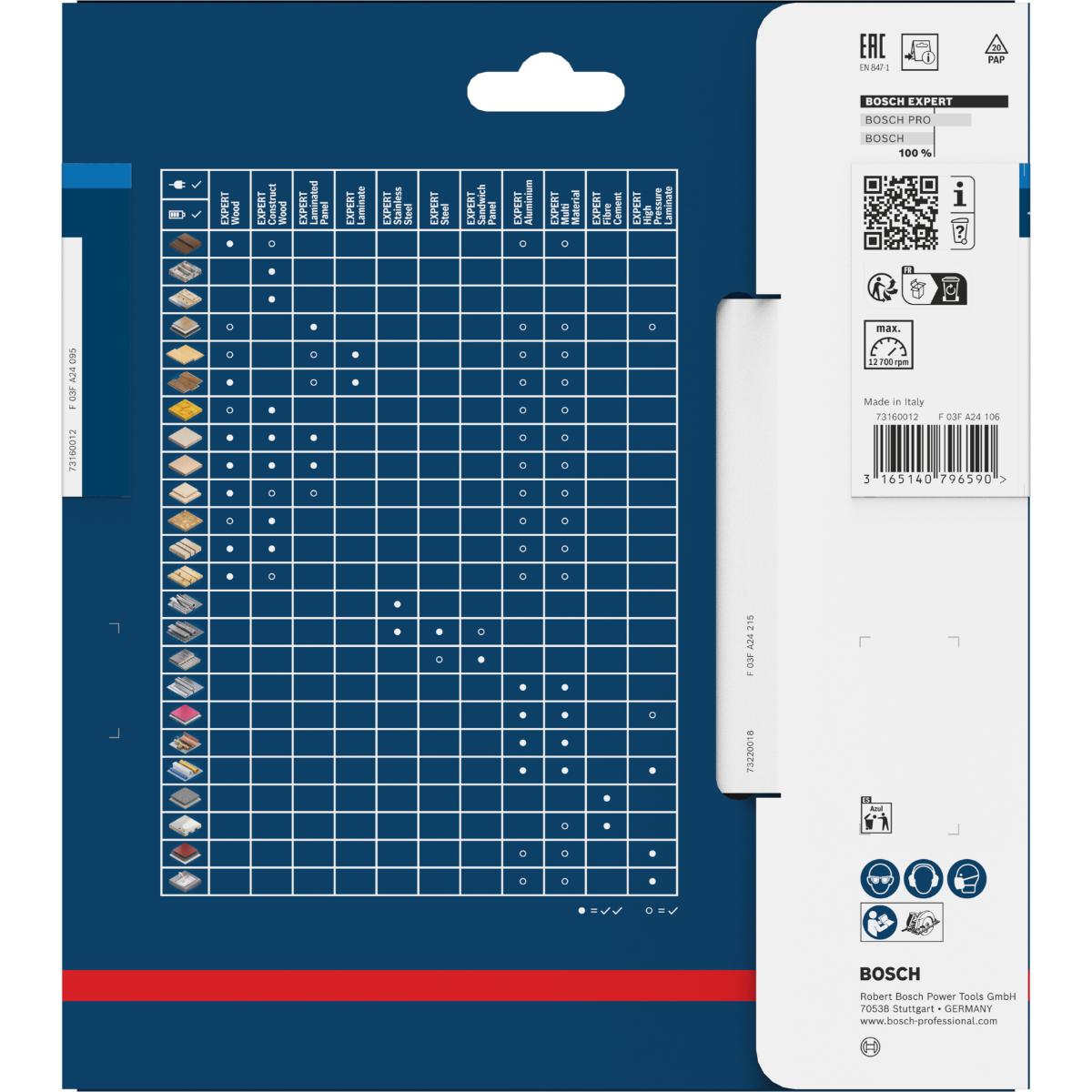 Bosch Kreissägeblatt Expert for Aluminium ø 150 mm