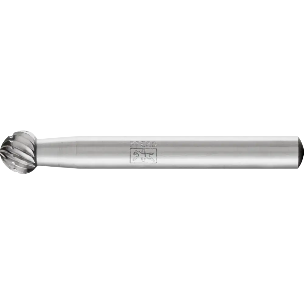 PFERD TOOLS HSS Frässtift Kugelform F Z 3 universal mittel fein Spanbrecher