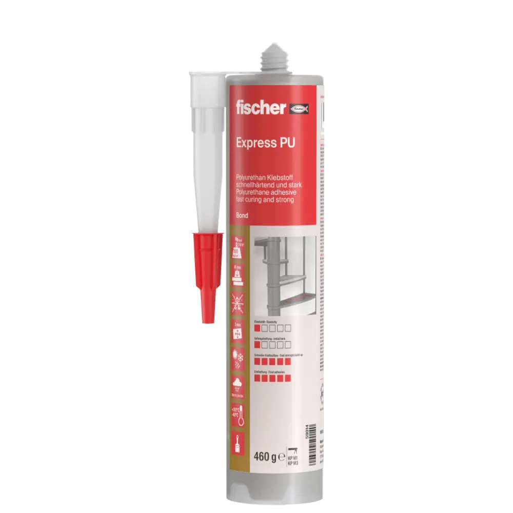 Fischer Konstruktionsklebstoff Express PU beige 310 ml