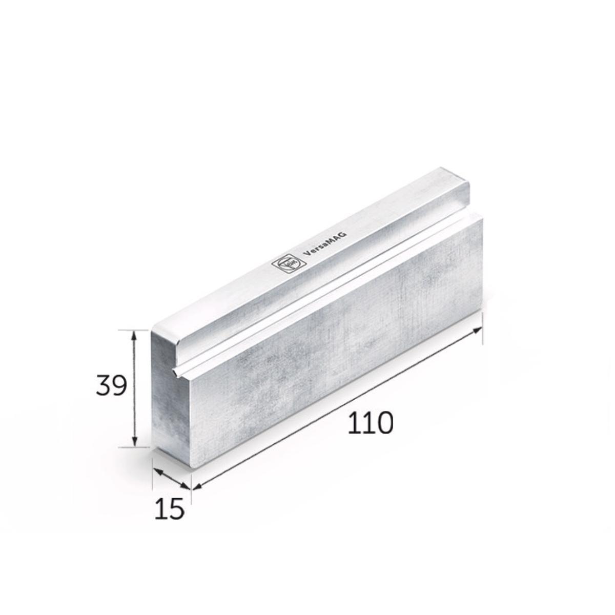 Fein Schutzbackenpaar (B) Blank 110 mm Aluminium (VersaMAG)
