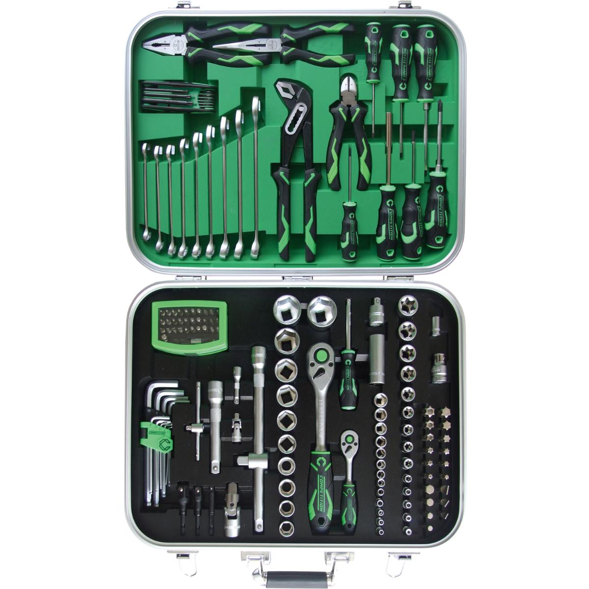 COMPETITION 1/4+1/2 Universal-Werkzeug 143-teiliegs Set