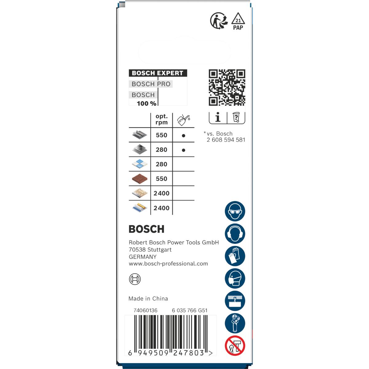 Bosch EXPERT Multi Material Power Change Plus-Lochsäge, 32 x 60 mm
