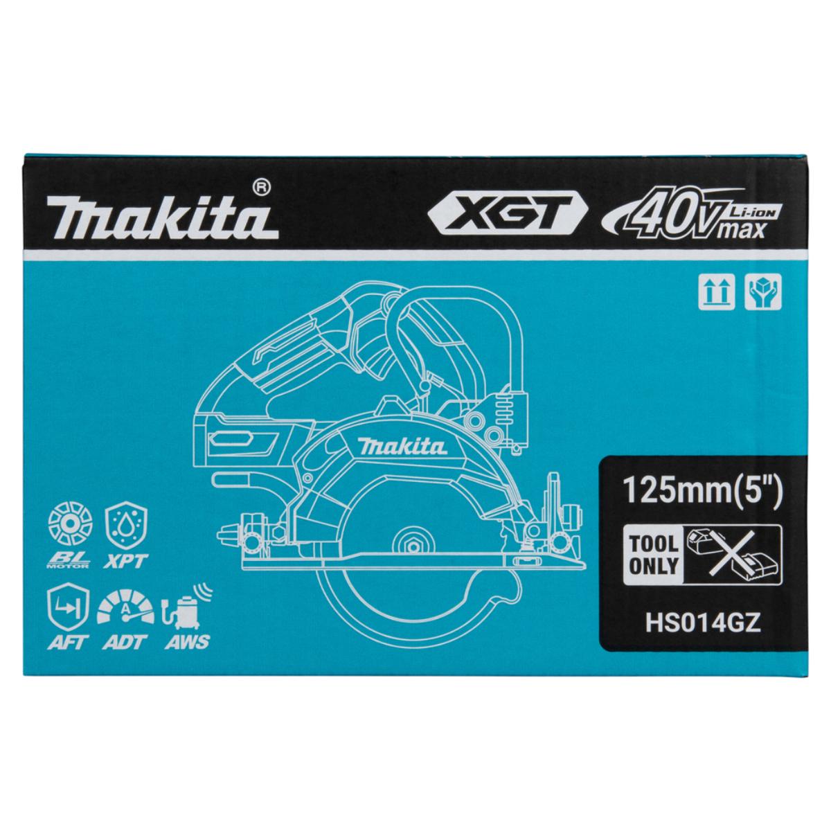 Makita Akku-Handkreissäge40V max. 6.400 min-1 47 mm 45°R/15°L