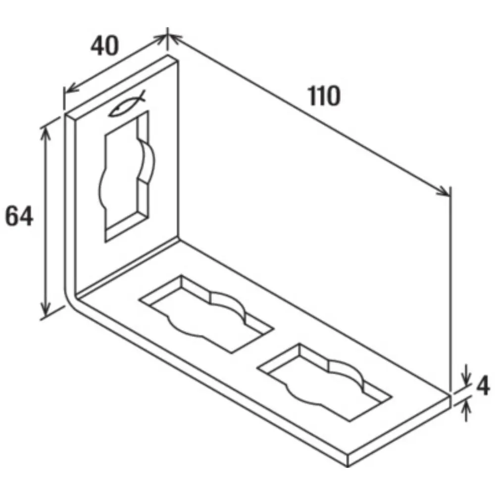 Fischer Montagewinkel PFAF 3 A4