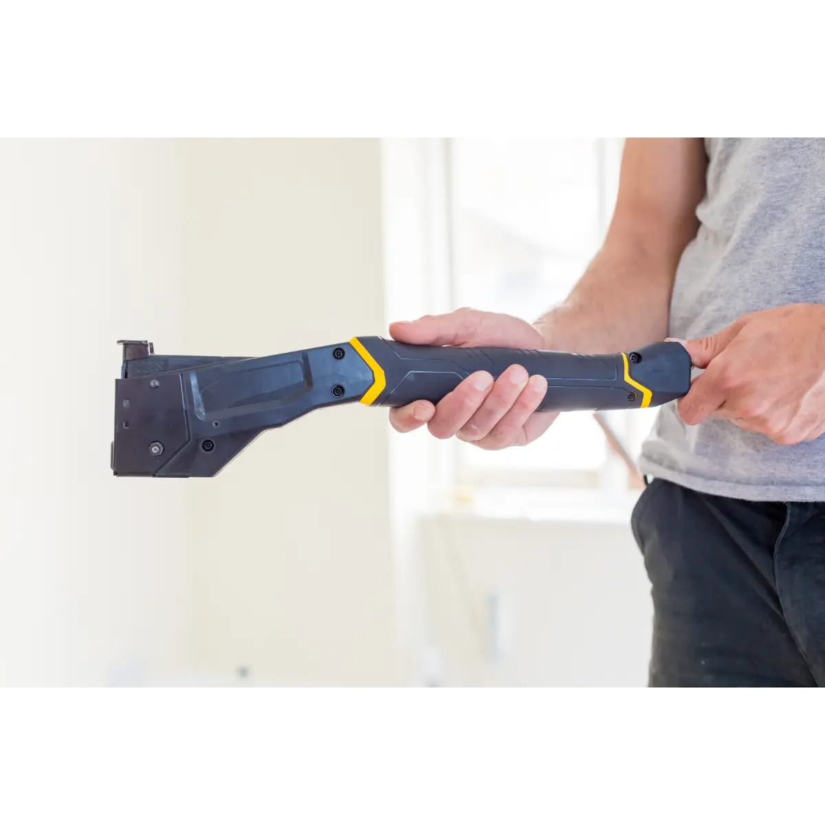 STANLEY FATMAX Hammer Tacker Extra Light Set inklusive 1000 Klammern Typ G 10mm