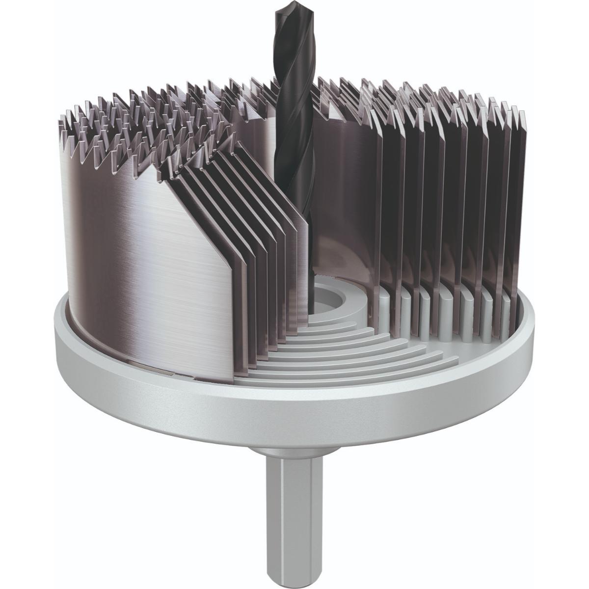 Bosch Wood and Drywall Lochsägen mit Aufsteckhalter, 25/32/38/44/51/57/63/68x28 mm, 8-teiliges Set