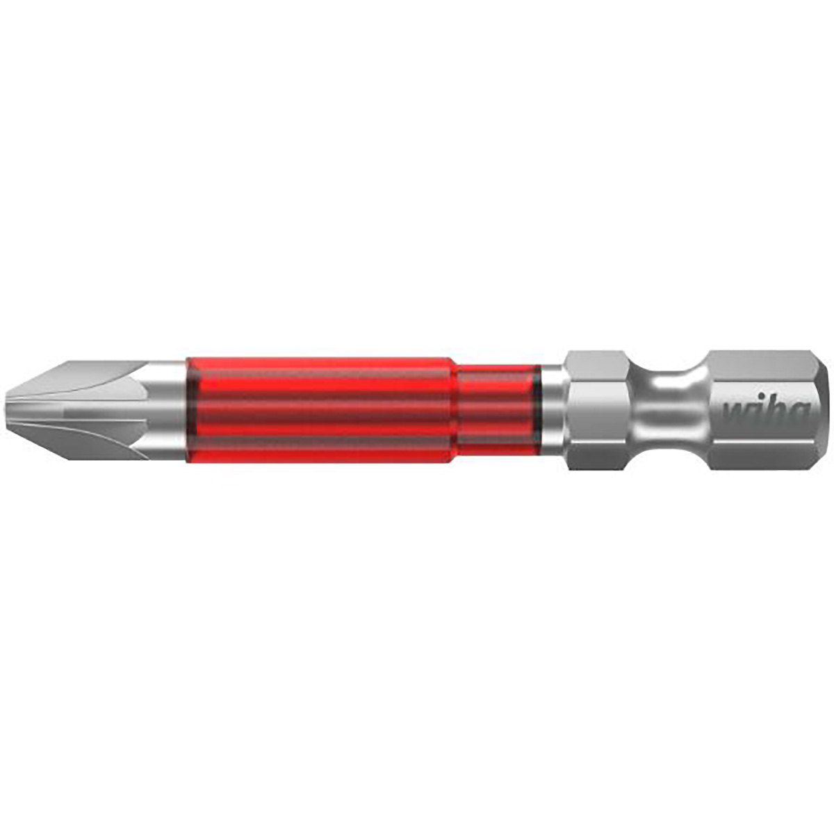 Wiha Bit Set TY-Bit 49 mm Pozidriv (PZ2) 5-teilges Set 1/4 zoll E6,3 in Box - 6 Stück