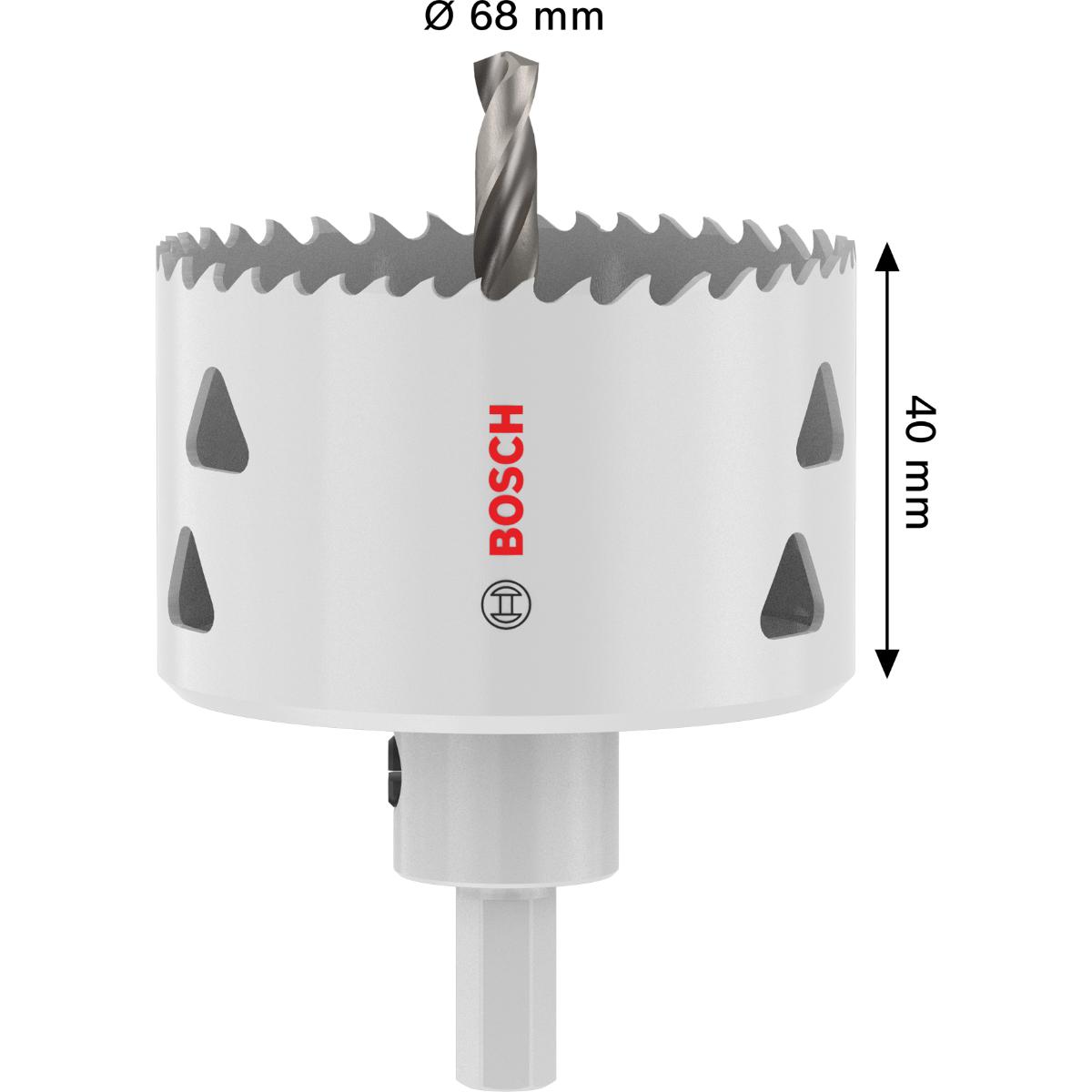 Bosch Multi Material Lochsäge mit Aufsteckhalter, 68 x 40 mm