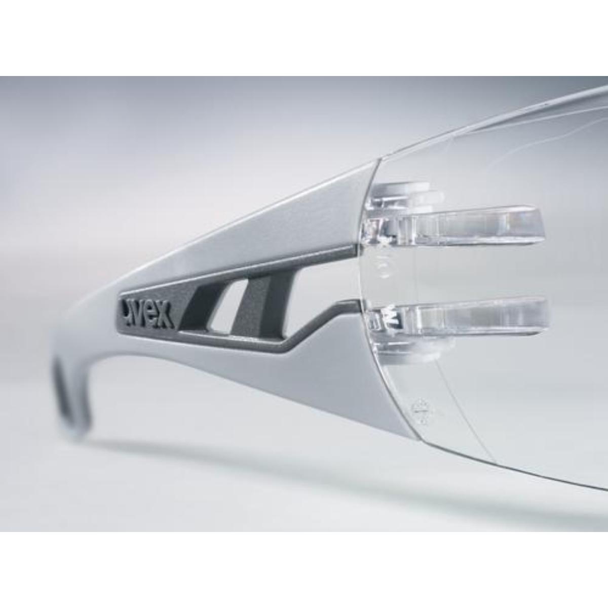 uvex Bügelbrille pheos hellgrau, grau