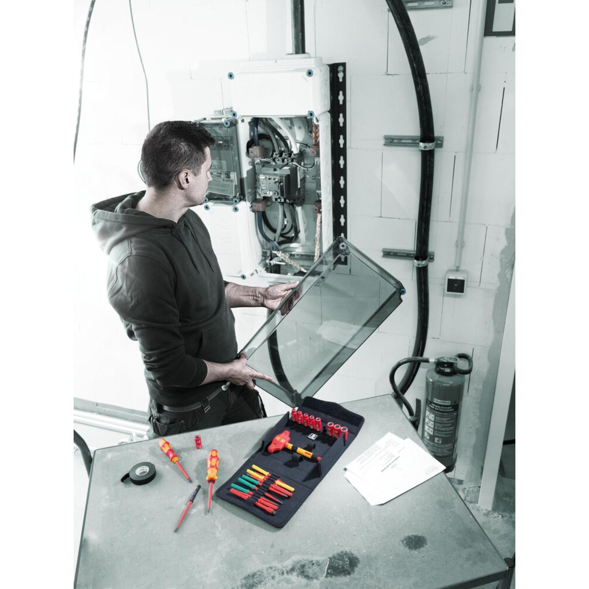05006632001we Wera Kraftform Kompakt VDE 24 Allrounder Set 1, 25-teiliges Set