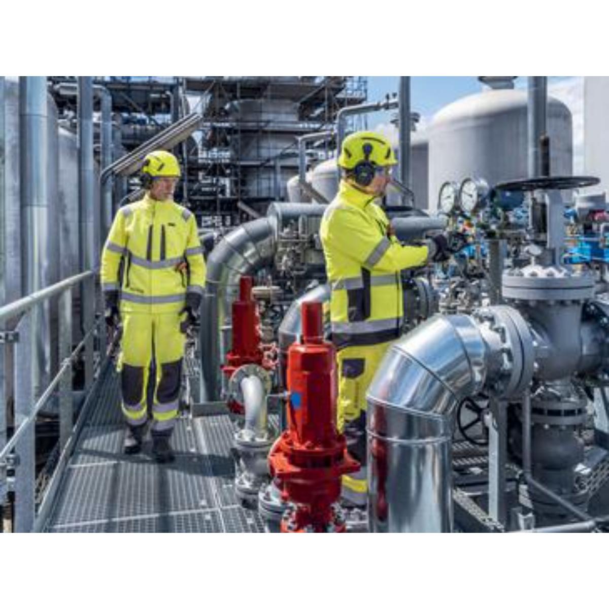 uvex pheos nxt Bügelbrille innen beschlagfrei, außen extrem kratzfest & chemikalienbeständig anthrazit/blau