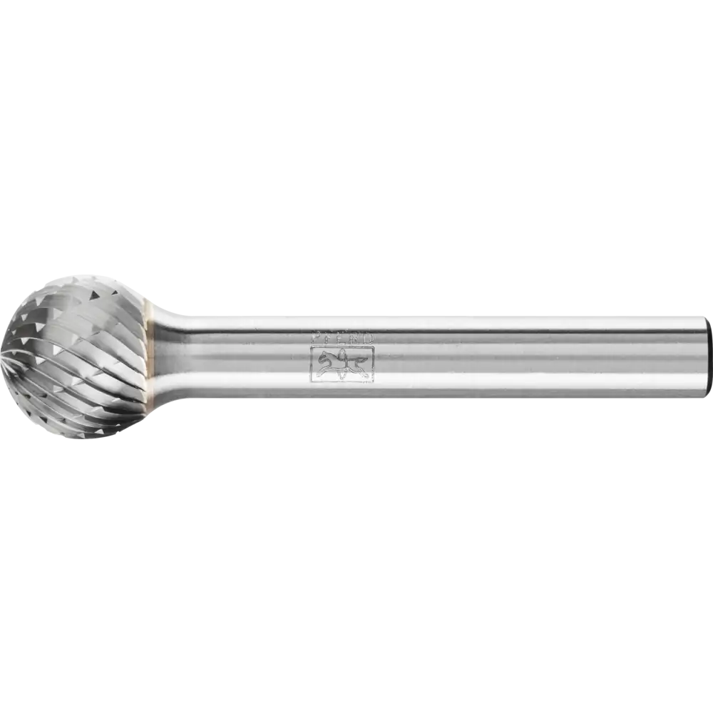 PFERD TOOLS Hartmetall Frässtift Kugel KUD Z3P universal mittel kreuzverzahnt