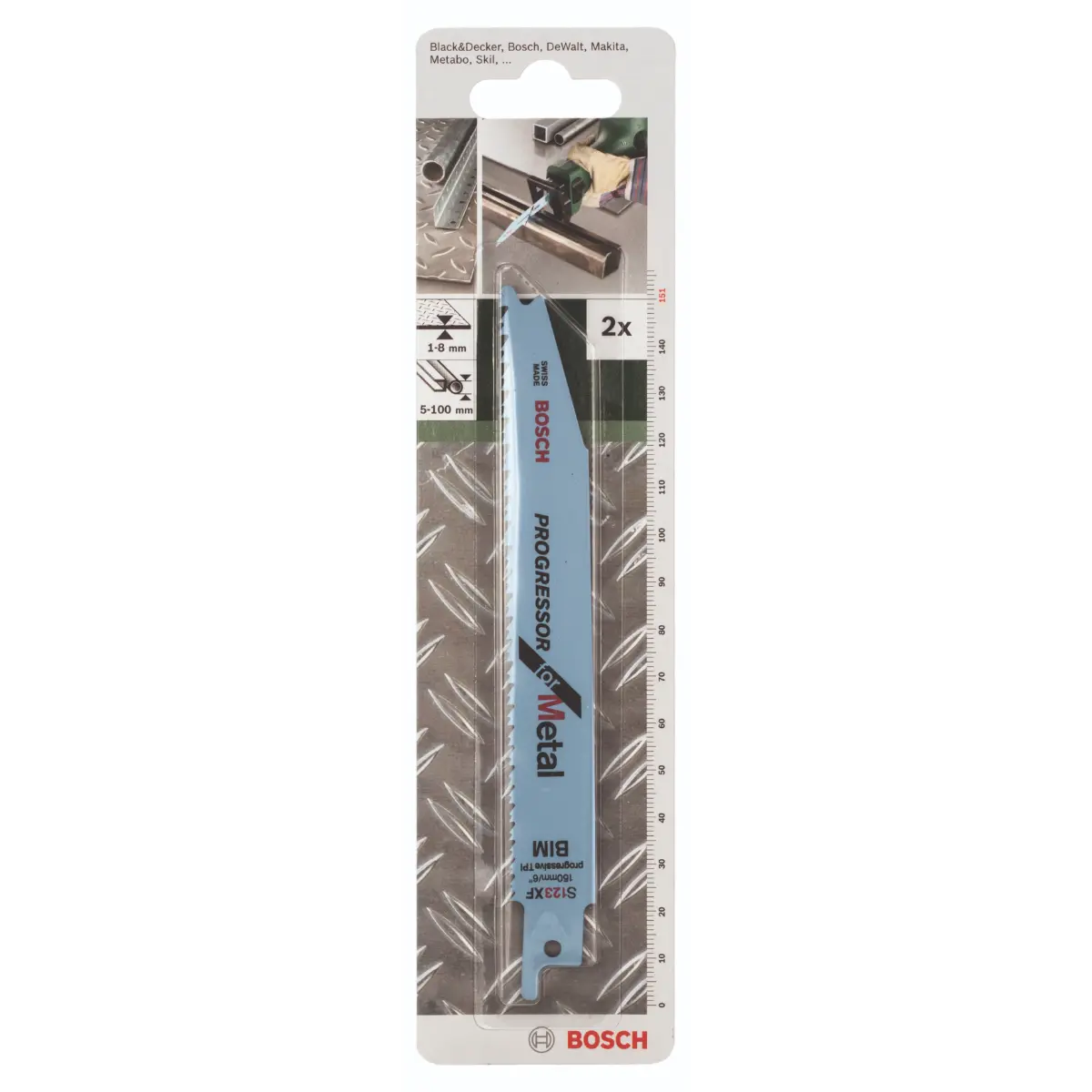 Bosch Säbelsägeblatt Bimetall, S 123 XF Progressor for Metal