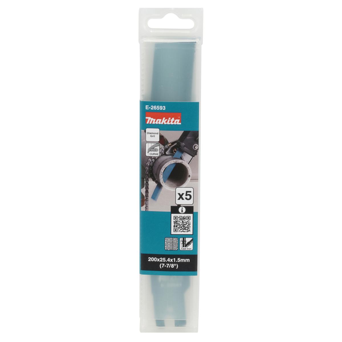 Makita Reciprosägeblatt 200mm Diamant Gusseisen/Gussrohr 5 Stück