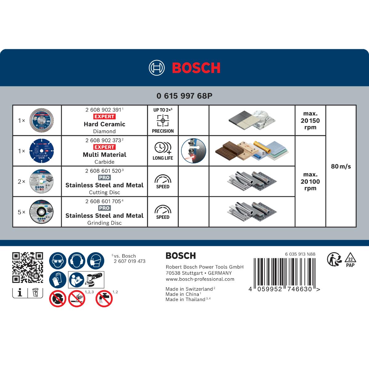 Bosch EXP 76mm Bundle in Mini L-Boxx, 9-teilges Set