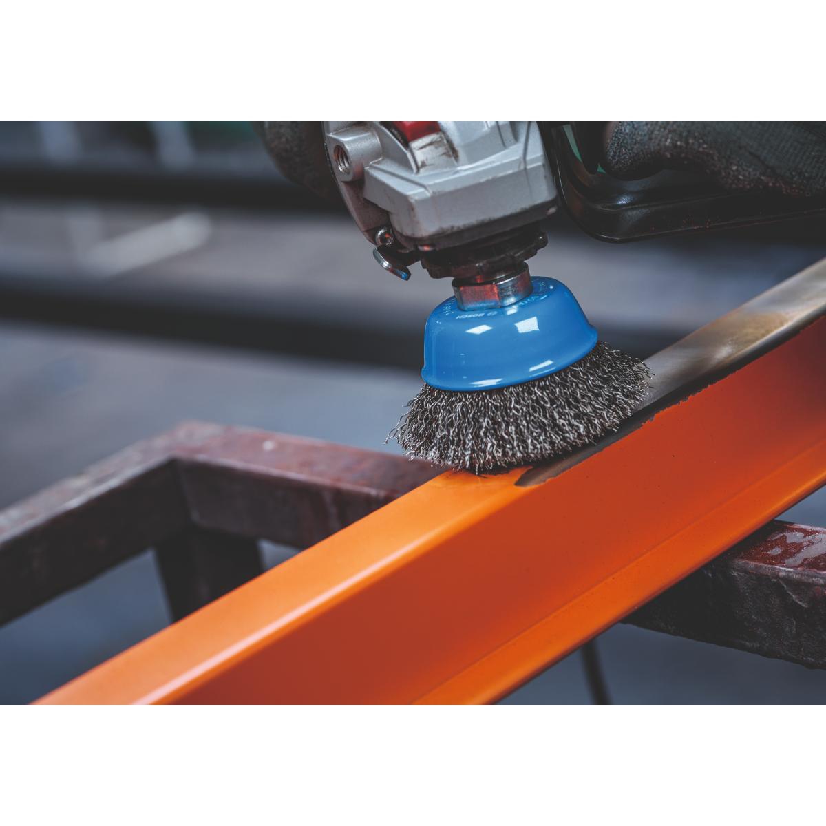 Bosch Metal clean Topfbürste, 75 x 0,3 mm,M10, gewellt